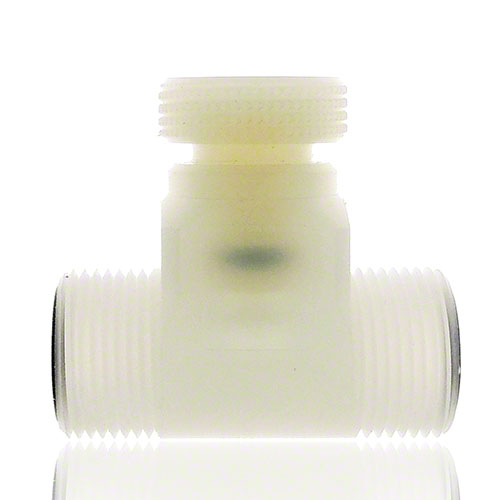 Nadelventil aus PVDF mit Au&szlig;engewinde