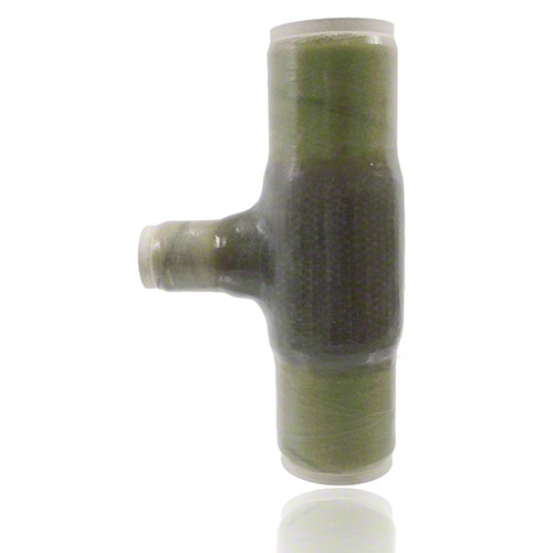 UP-GF-HDPE T-St&uuml;ck 90&deg; reduziert, DIN 16 966, Form T2, Rohrtyp B, mit Laminatenden, PN 10