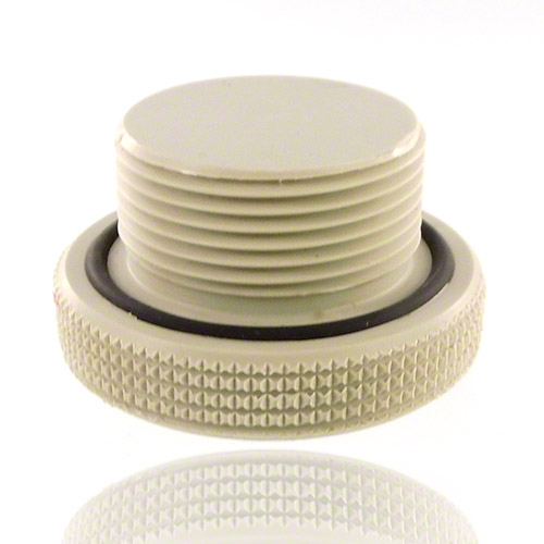 Blindstopfen aus PP, au&szlig;en ger&auml;ndelt