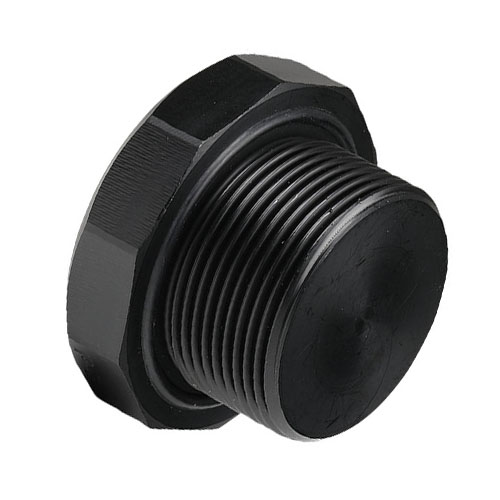 PE-el Blindstopfen, 10 - kant, elektrisch leitf&auml;hig, Dichtung FEP-FKM