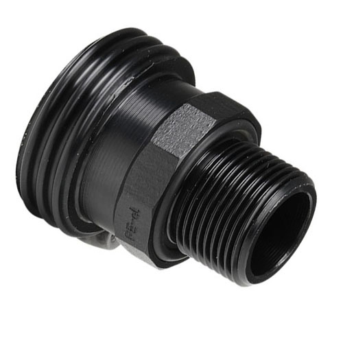 PE-el Milchrohrgewindeadapter, 10 - kant, elektrisch leitf&auml;hig, Dichtung FEP-FKM