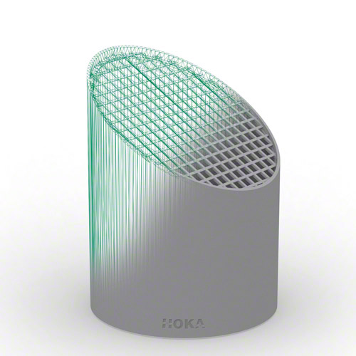 PE&nbsp; Vogelschutzgitter 30&deg; mit Gitterplatte