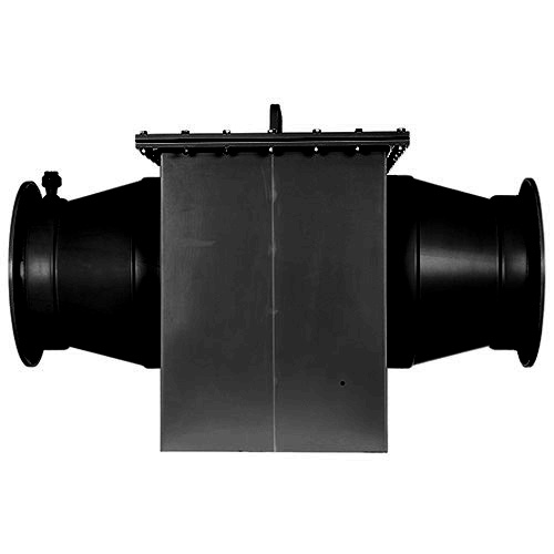 Tropfenabscheider aus PE - Einschub seitlich ziehbar, Baureihe TA 125-2-Z, mit Spr&uuml;heinheit